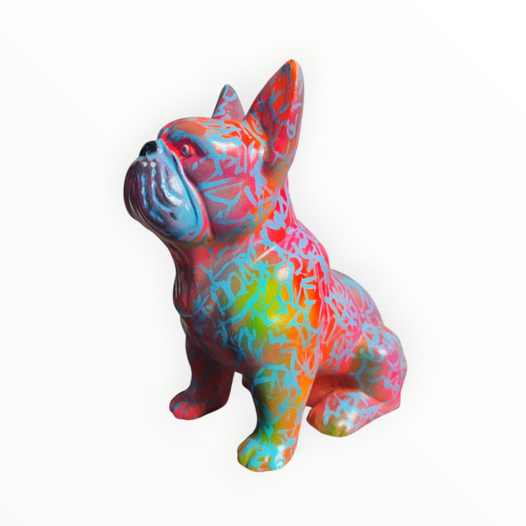 Bulldog popart escayola