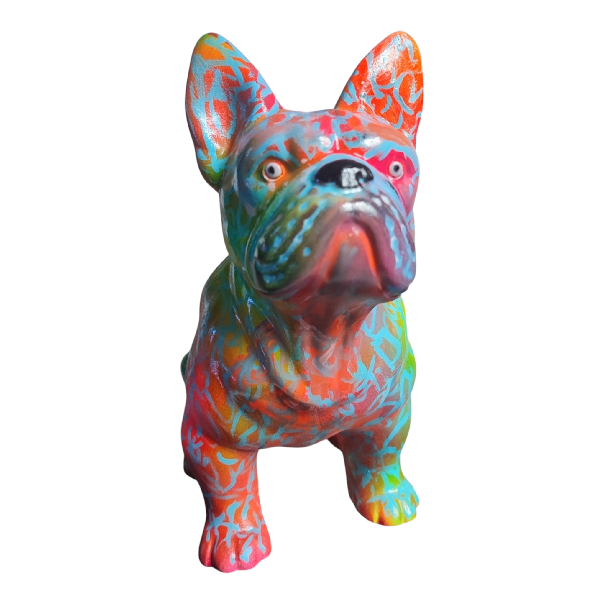 Bulldog popart escayola